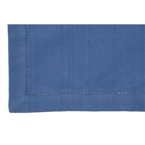 Dunroven House Dunroven House K818-PB 60 x 84 Inch Hemstitch Tablecloth in Provencal Blue K818-PB